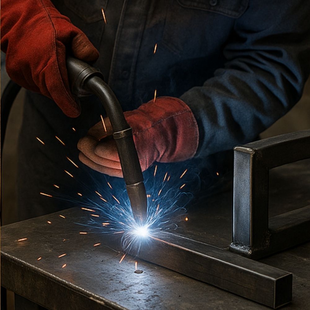 Professional painter working on interior wall finishing