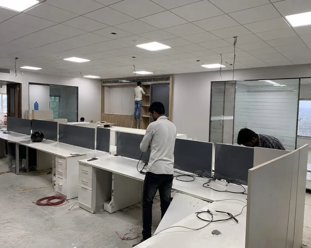 Wall putty and painting preparation by Aarna Constructions in Greater Noida
